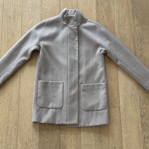 Women’s Minimalist Light Gray Coat